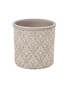 Burgon & Ball Porto Glazed Pot-Grey-Small